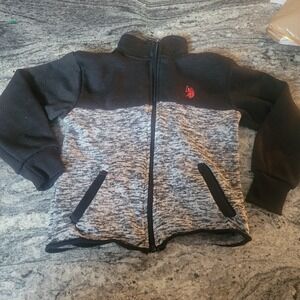 US Polo Assn Youth's Boys Large 5/6   Mock Neck Jacket